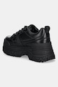 Obuwie Buffalo sneakersy Fusion Lace Up Lo 1622516.BLK czarny