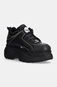 Buffalo sneakersy 1339-14 2.0 imitacja skóry licowej czarny 1636266.BLK