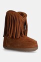 Inuikii velúr hócipő Cowboy Fringes velúr bőr barna 75101.065.Brown