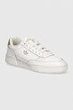 Kožené sneakers boty adidas Originals Court Super platforma bílá IF9432