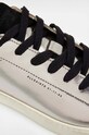 Кожаные кроссовки AllSaints Shana Metallic Sneak серебрянный WF542X