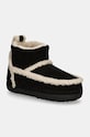 Замшевые сапоги Inuikii Classic Shearling Low замш чёрный 75101.009.Black