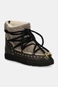 Inuikii bocanci de piele Curly Rock Wedge izolat bej 75103.076.Taupe