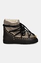 Inuikii bocanci de piele Curly Rock Wedge 75103.076.Taupe bej AA00