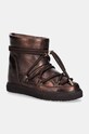 Inuikii bocanci de piele Full Leather Metallic izolat maro 75203.095.Bronze