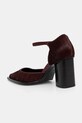 Obuwie MAX&Co. czółenka skórzane 2426526037200 bordowy