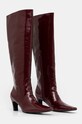 Încălțăminte Bianco cizme BIACLARA 11301427 burgundia