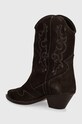 Încălțăminte Bianco cizme de cowboy din piele intoarsa BIAISABEL 11301444 maro