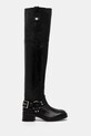 Steve Madden ghete de piele Bosal SM11003230.017 negru AW24