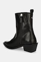 Obuwie Steve Madden botki skórzane Xylena SM11003317.017 czarny