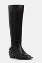 Кожаные сапоги Steve Madden Xayenne без утепления чёрный SM11003321.017