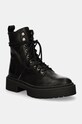 Steve Madden workery skórzane Gusto płaski czarny SM11003330.017