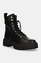 Steve Madden workery skórzane Gusto płaski czarny SM11003330.017