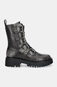 Kožené členkové topánky Steve Madden Director SM11003347.048 sivá AW24