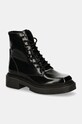 Steve Madden bocanci Chiney cu snur negru SM11003204.013