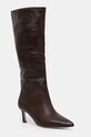 Δερμάτινες μπότες Steve Madden Lavan SM11003290.207 καφέ AW24