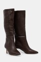Παπούτσια Δερμάτινες μπότες Steve Madden Lavan SM11003290.207 καφέ