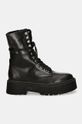 Δερμάτινα workers Steve Madden Skywen SM11003283.017 μαύρο AW24