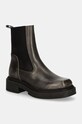 Кожаные полусапоги Steve Madden Churro без утепления серый SM11003363.DGL
