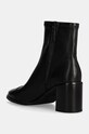 Încălțăminte Tory Burch cizme de piele Cap-Toe Heel Ankle Boot 159425.006 negru