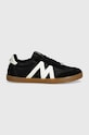 Steve Madden sneakersy skórzane Escapade SM11002964.001 czarny AW24