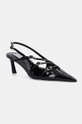 Steve Madden pantofi cu toc Liana calcai expus negru SM11003386.018