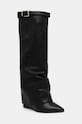 Ботуши Steve Madden Corenne гладка кожа черен SM11003418.017