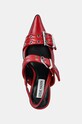 Usnjene visoke pete Steve Madden Riesling rdeča SM11003441.607