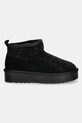Steve Madden cizme de zapada din piele intoarsa Clydes SM11003465.02S negru AW24