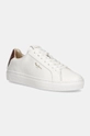 Pepe Jeans sneakers din piele PLS00030 plată alb PLS00030