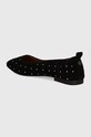 Încălțăminte Pepe Jeans balerini din piele intoarsa PLS10420 PLS10420 negru