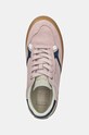 Pepe Jeans sneakers din piele intoarsă PLS31586 roz PLS31586