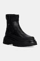 Pepe Jeans botki PLS50528 tekstylny czarny PLS50528