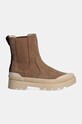 Pepe Jeans botine din piele intoarsa PLS50539 PLS50539 maro AW24