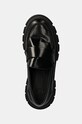 Weekend Max Mara mocasini de piele CONERO negru 2425526015600.B.CONERO