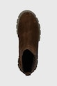 Semišové topánky chelsea Weekend Max Mara GENEPI hnedá 2425796055600.BR.GENEPI