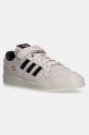 Kožne tenisice adidas Originals Forum 84 Low ravni siva IF9671