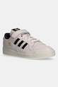 Kožne tenisice adidas Originals Forum 84 Low ravni siva IF9671