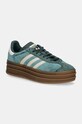adidas Gazelle Bold Mineral Green Velvet textile turquoise IG4391