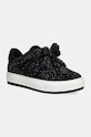 Tenisky Kurt Geiger London Laney Bow semišová kůže černá 1288000609.BLACK