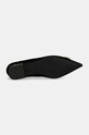 Kurt Geiger London balerini din piele intoarsa Chelsea Point Flat negru 3418500209.BLACK