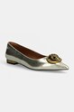 Kurt Geiger London balerini Chelsea Point Flat aur 3418561109.GOLD