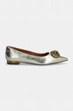 Kurt Geiger London balerini Chelsea Point Flat 3418561109.GOLD aur AW24