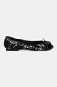 Балетки Kurt Geiger London Eagle Ballerina 9790601639.BLKWHT чорний AW24