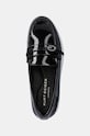 Kurt Geiger London mocasini de piele Mayfair Flatform Loafer negru 3518100309.BLACK