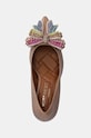 Kurt Geiger London pantofi cu toc Belgravia Bow Court bej 9554937109.TAUPECOMB