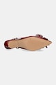 Kožené lodičky Kurt Geiger London Belgravia Bow Sling 621750309.RED červená