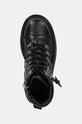 Кожаные полусапоги Kurt Geiger London Chelsea Combat Boot чёрный 3423805019.BLACKCOMB