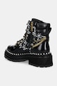 Обувь Кожаные полусапоги Kurt Geiger London Chelsea Combat Boot 3423801619.BLKWHT чёрный