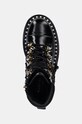 Кожаные полусапоги Kurt Geiger London Chelsea Combat Boot чёрный 3423801619.BLKWHT